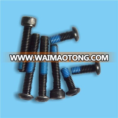 Self locking blue patch for threaded fasteners